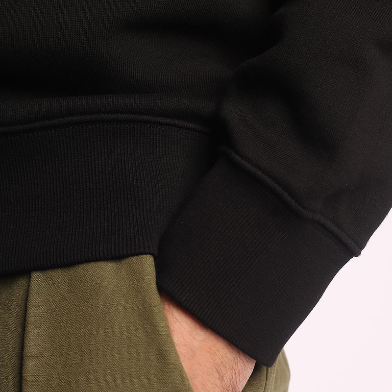мужская черная толстовка Carhartt WIP Pocket Sweat I030903-black - цена, описание, фото 4